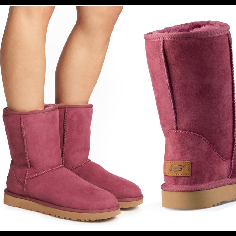 UGG Classic Short Boot- Garnet Red 7 LAST $ DROP!